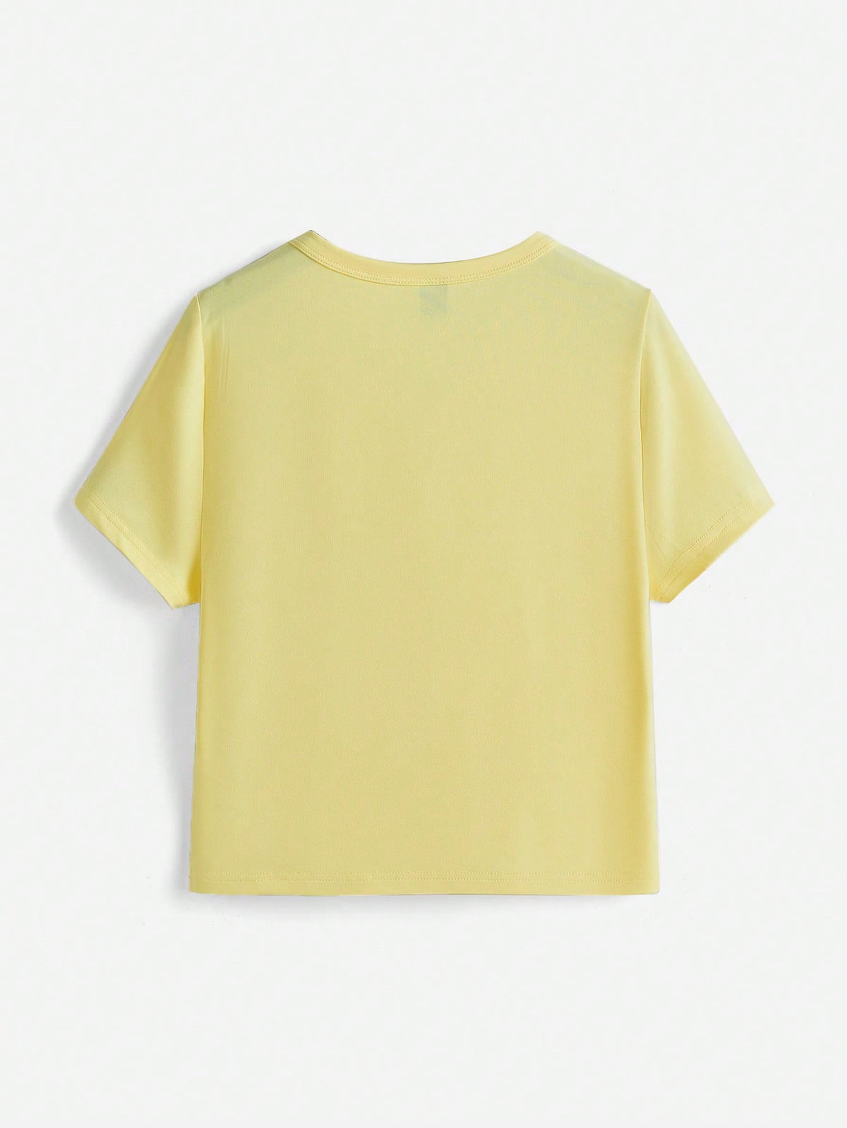 BASICS 1pc Solid Form Fitted Tee