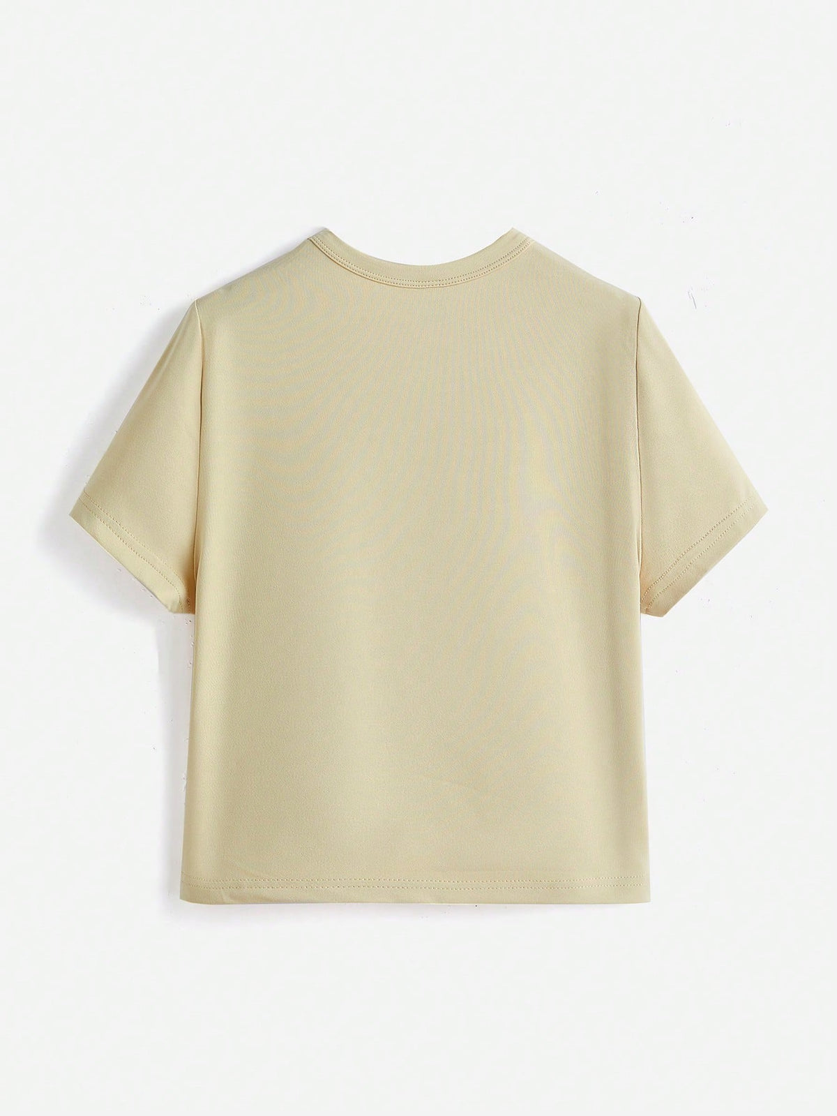 BASICS 1pc Solid Form Fitted Tee