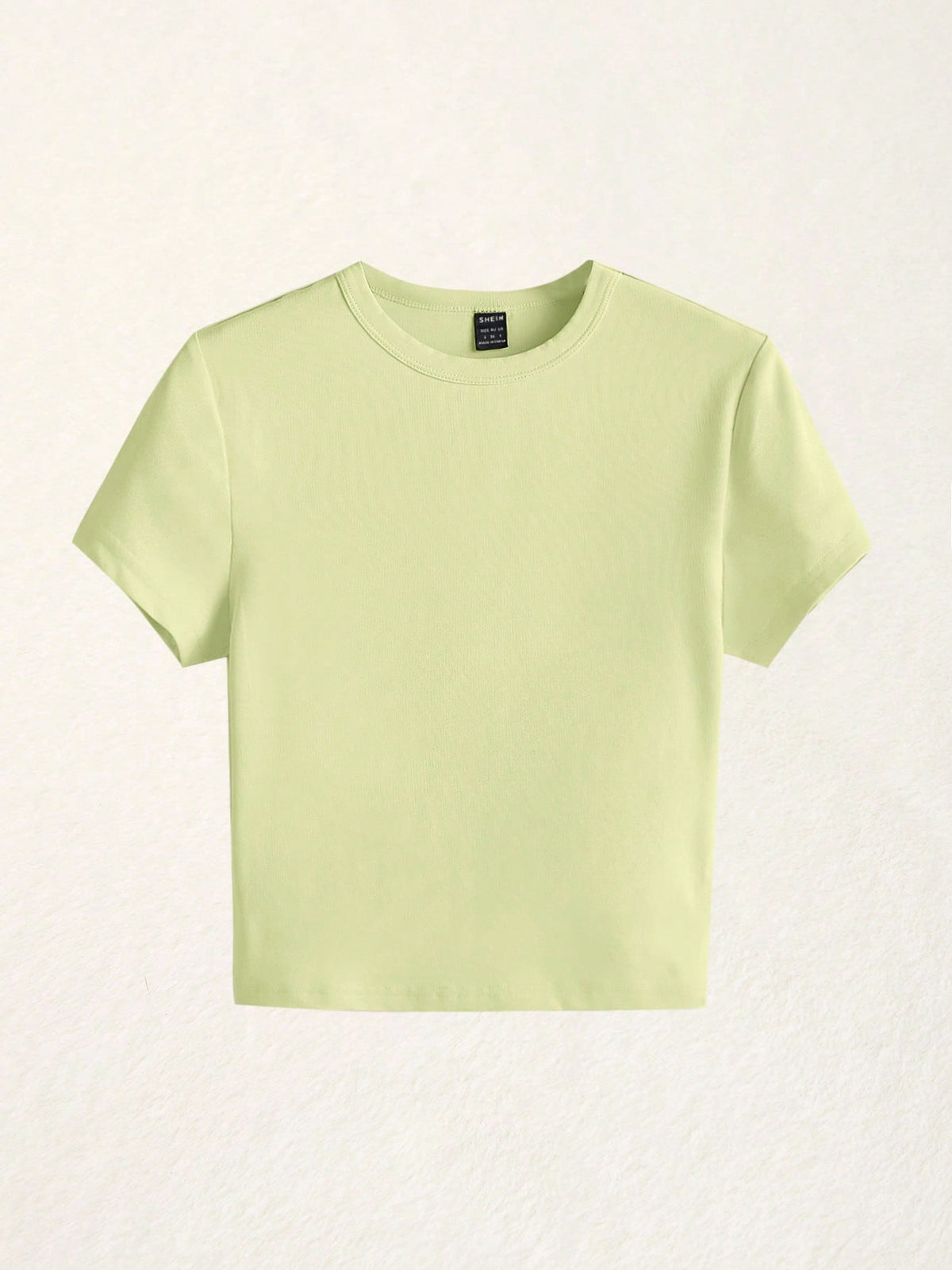 BASICS Solid Form Fitted Tee