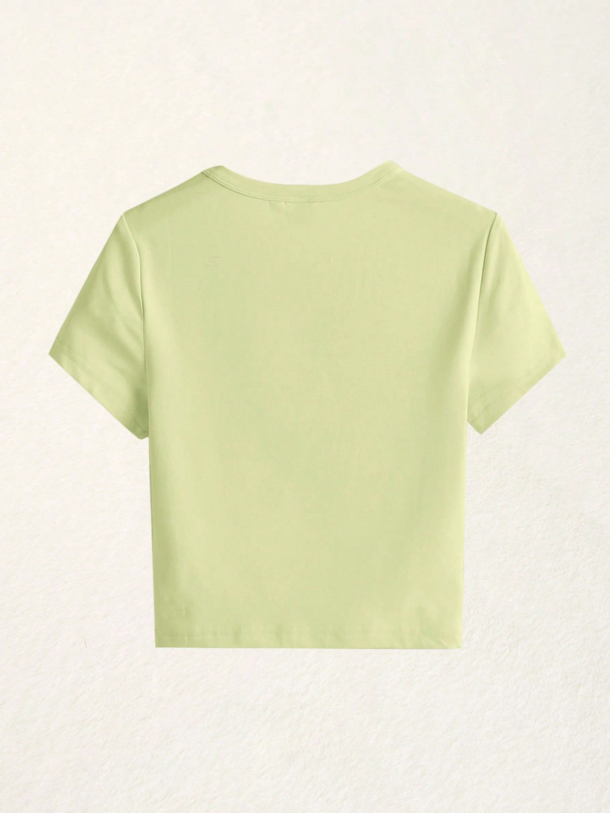 BASICS 1pc Solid Form Fitted Tee