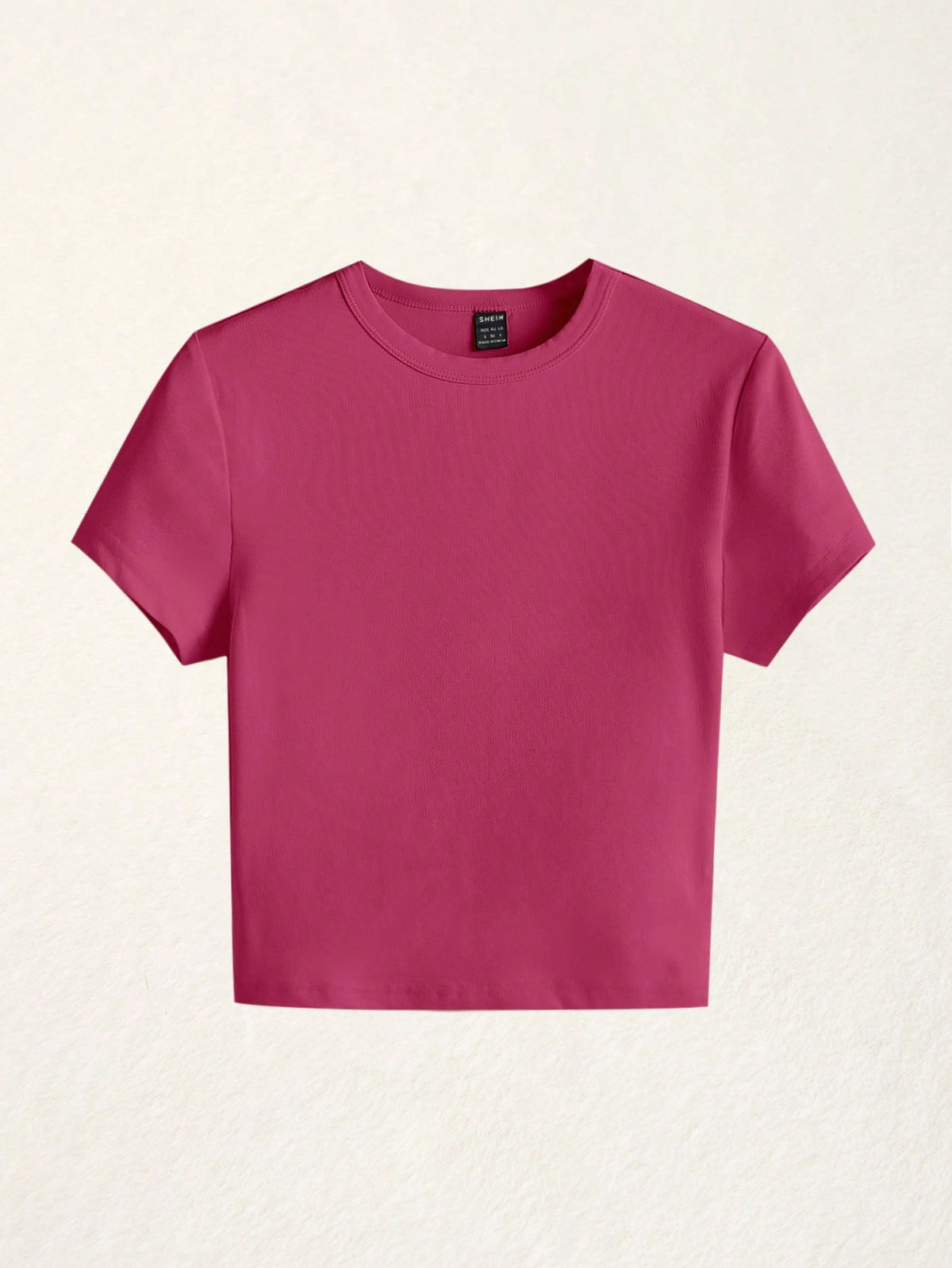BASICS Solid Form Fitted Tee