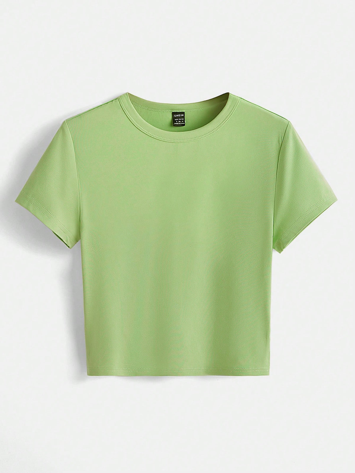 BASICS Solid Form Fitted Tee