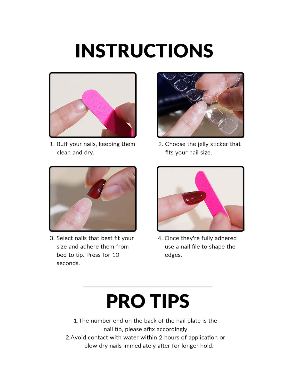 Transform Your Nails with 24pcs Long Coffin White French 3D Rhinestone Decor Fake Nail 1pc Nail File 1sheet Tape