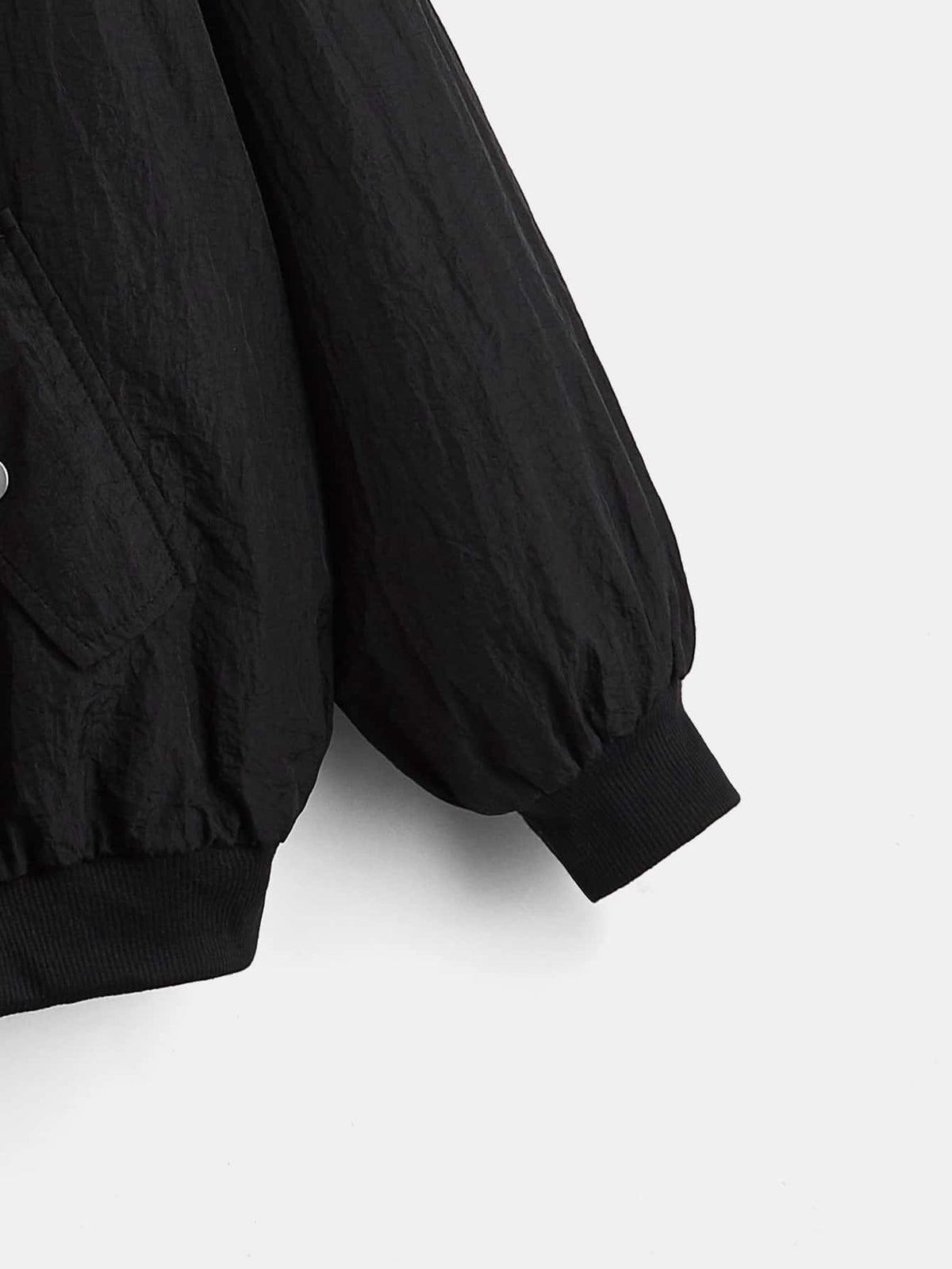 EZwear Plus Drop Shoulder Teddy Lined Hooded Jacket