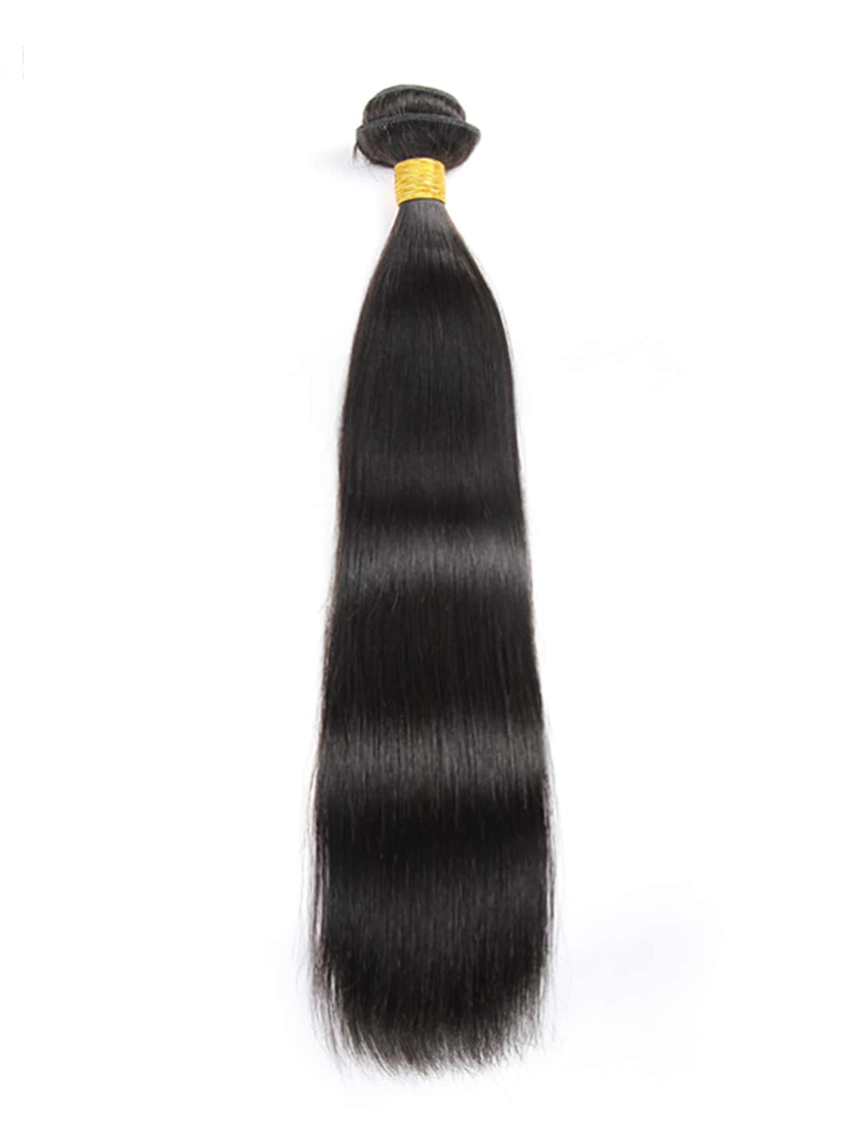 1pc Straight Bundles Natural Black Color Virgin Human Hair Remy Hair Weave