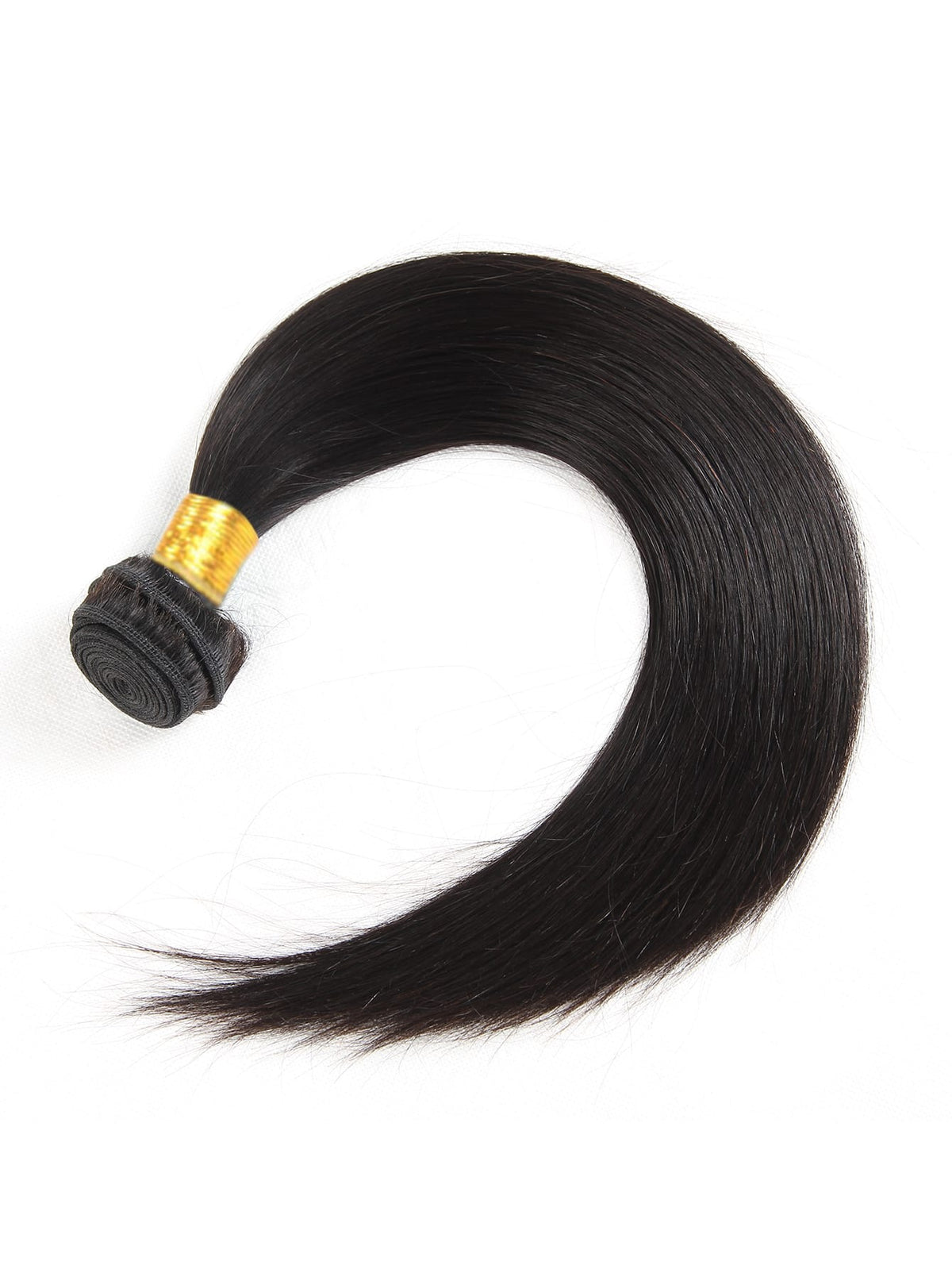 1pc Straight Bundles Natural Black Color Virgin Human Hair Remy Hair Weave