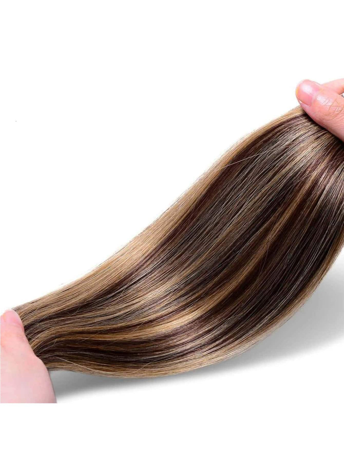 2pcs Straight Piano Color Human Hair Bundle 150% Density Bundles For Women Highlight Color