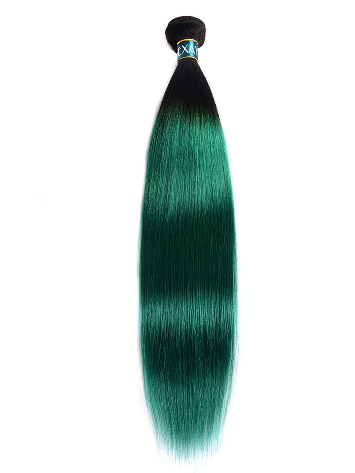 1Pc Ombre Straight Human Bundles Hair Ombre 99JA Virgin Bundles Hair 1B/99JA 100% Unprocessed Ombre 1 Bundle Extension for Women