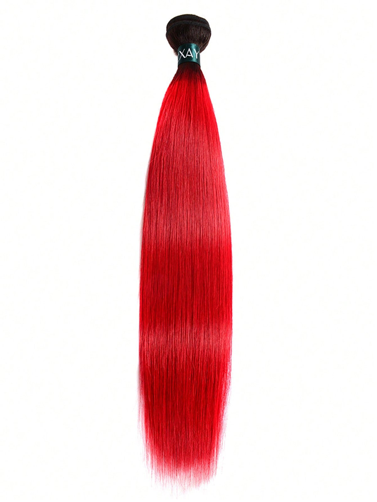 1Pc Ombre Straight Human Bundles Hair Ombre 99JA Virgin Bundles Hair 1B/99JA 100% Unprocessed Ombre 1 Bundle Extension for Women