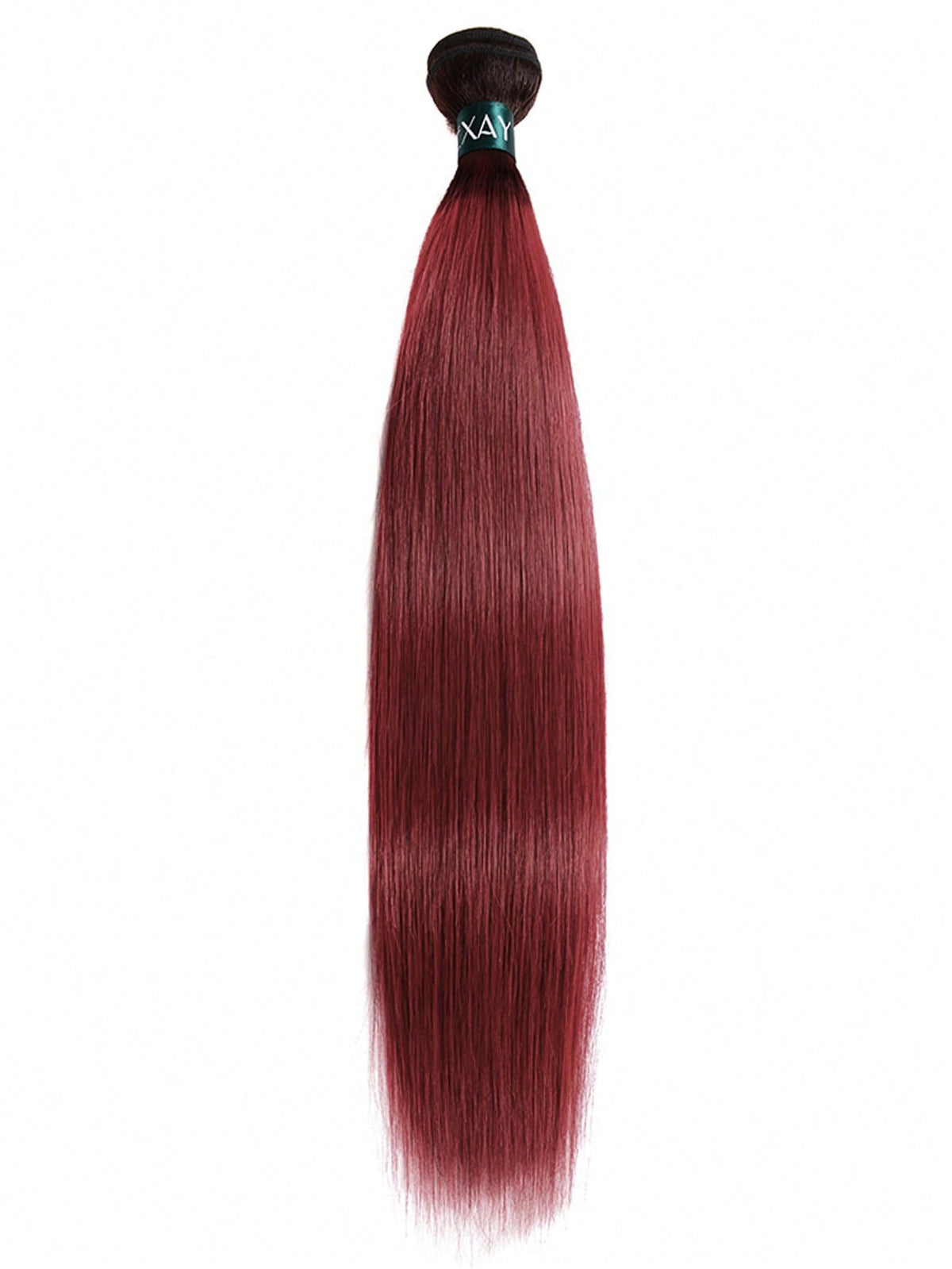 1Pc Ombre Straight Human Bundles Hair Ombre 99JA Virgin Bundles Hair 1B/99JA 100% Unprocessed Ombre 1 Bundle Extension for Women