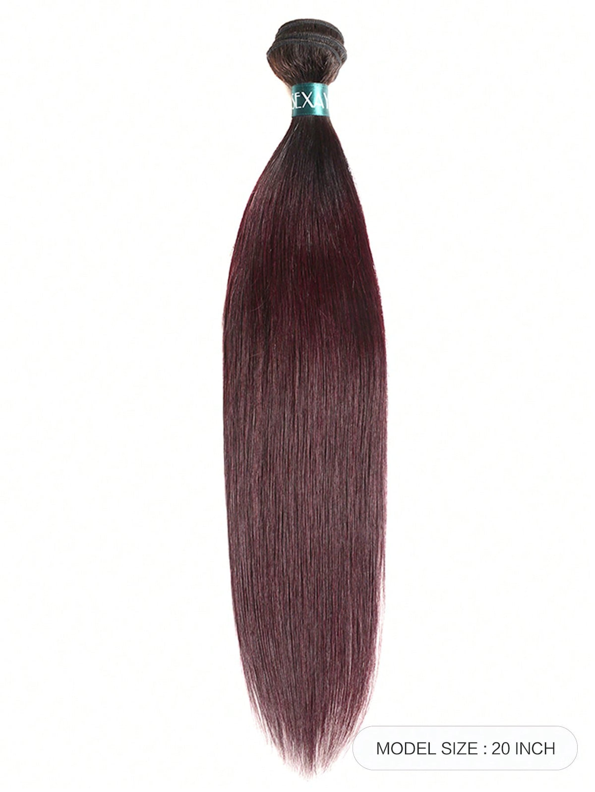 1Pc Ombre Straight Human Bundles Hair Ombre 99JA Virgin Bundles Hair 1B/99JA 100% Unprocessed Ombre 1 Bundle Extension for Women
