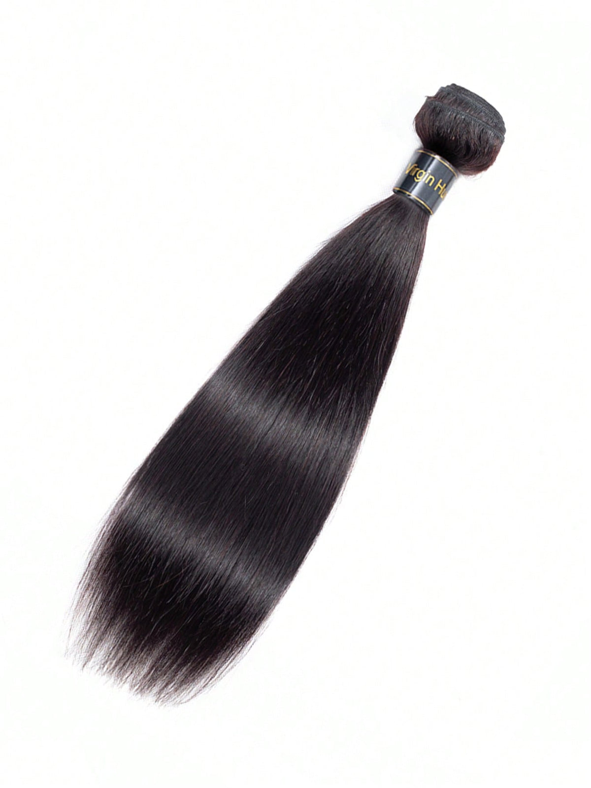 1pc Straight Natural Black Human Hair Bundle 150% Density Bundles For Women