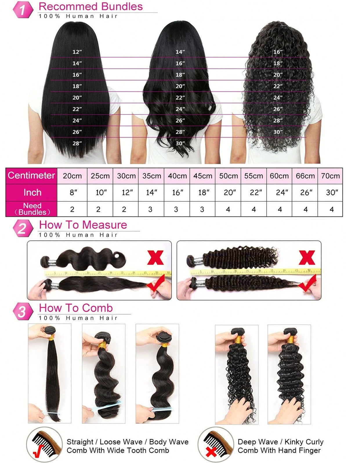 3pcs Straight Human Hair Bundles Virgin Hair Extension 3 Bundles Real Double Weft Hair Weave Cheap Hair Daily Use Natural Black Color