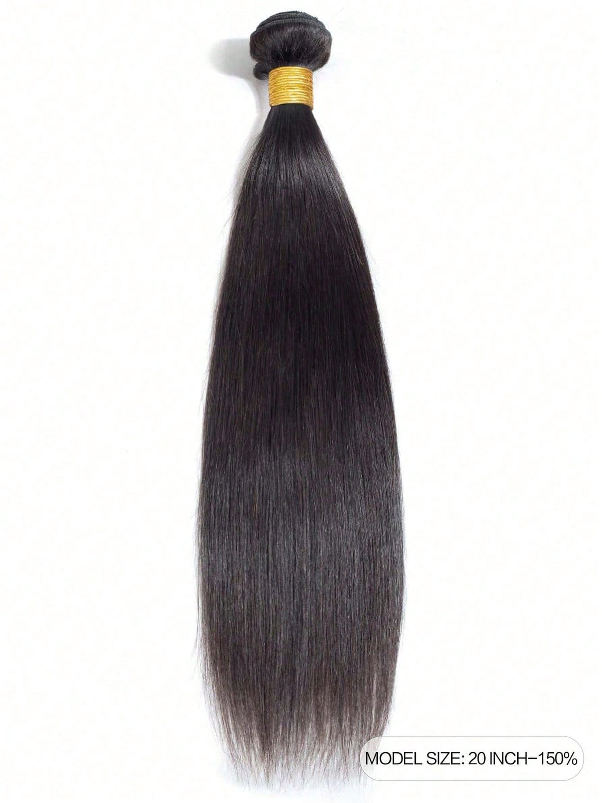 1pc Straight Human Hair Bundles Virgin Hair Extension 1 Bundles Real Double Weft Hair Weave Cheap Hair Daily Use Natural Black Color