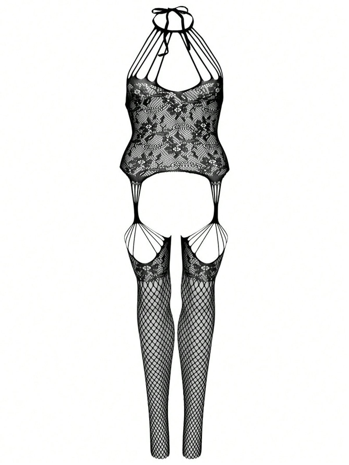 1PC Sexy Lingerie Full Body Stocking Cut Out Hollow Out Bodystocking Without Underwear Valentine's Day