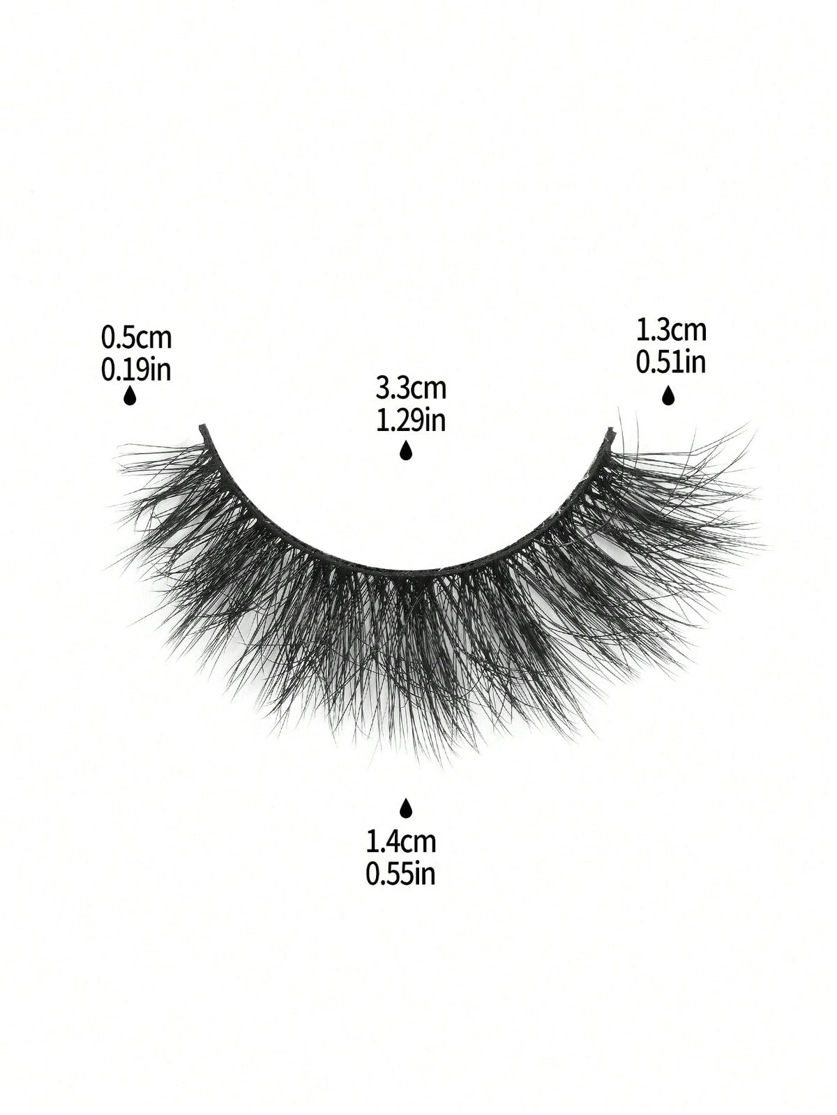 10pairs Natural False Eyelashes & 4pcs Tool Set